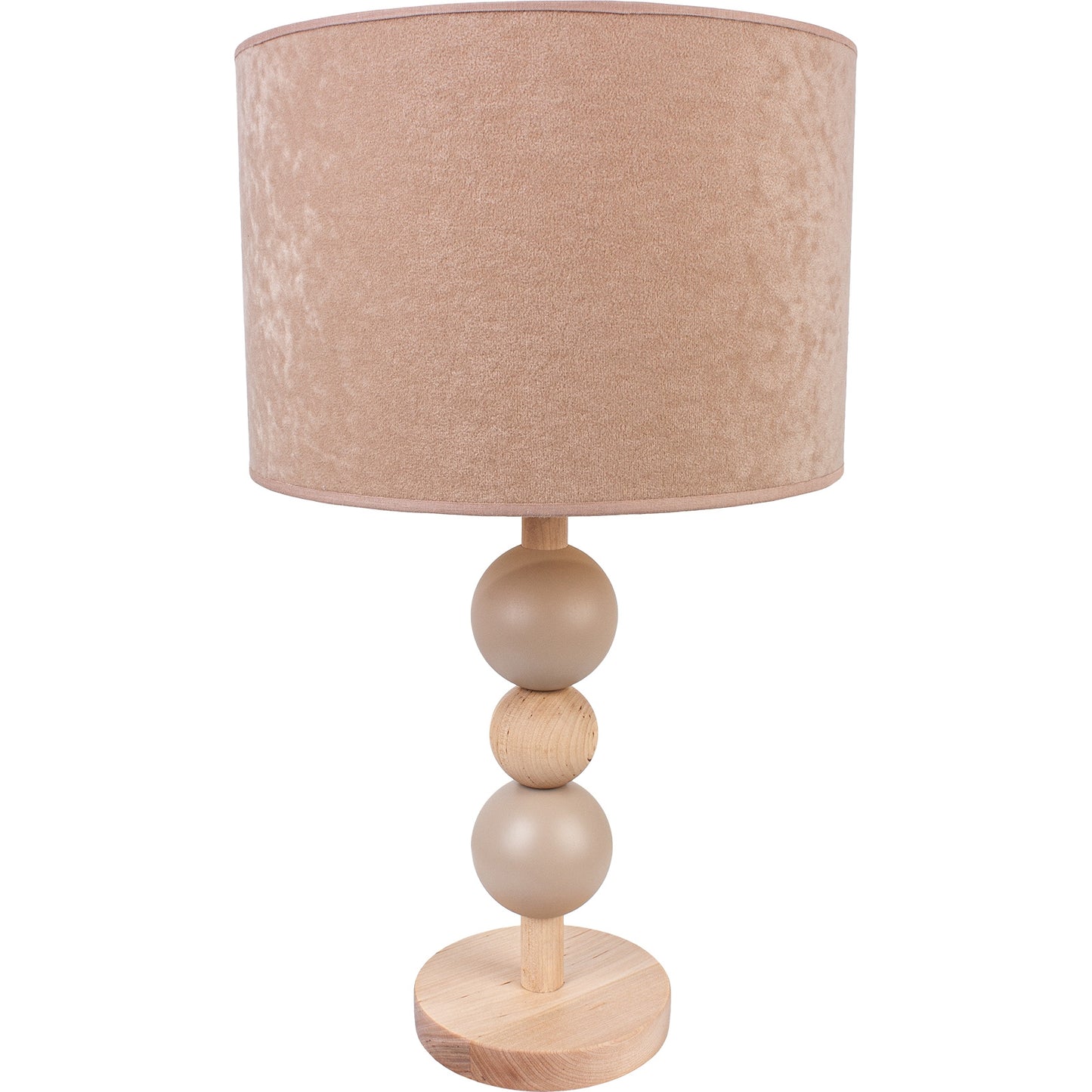 Bolla Beige Velvet Touch Table Lamp