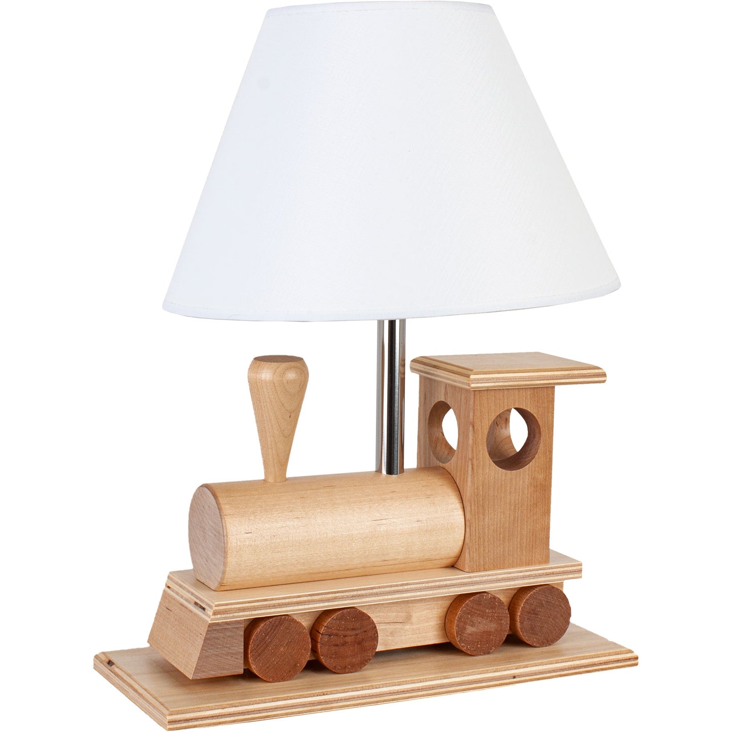 Classic Wooden Train Adventure Lamp