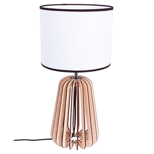 Wooden Petal Glow Table Lamp