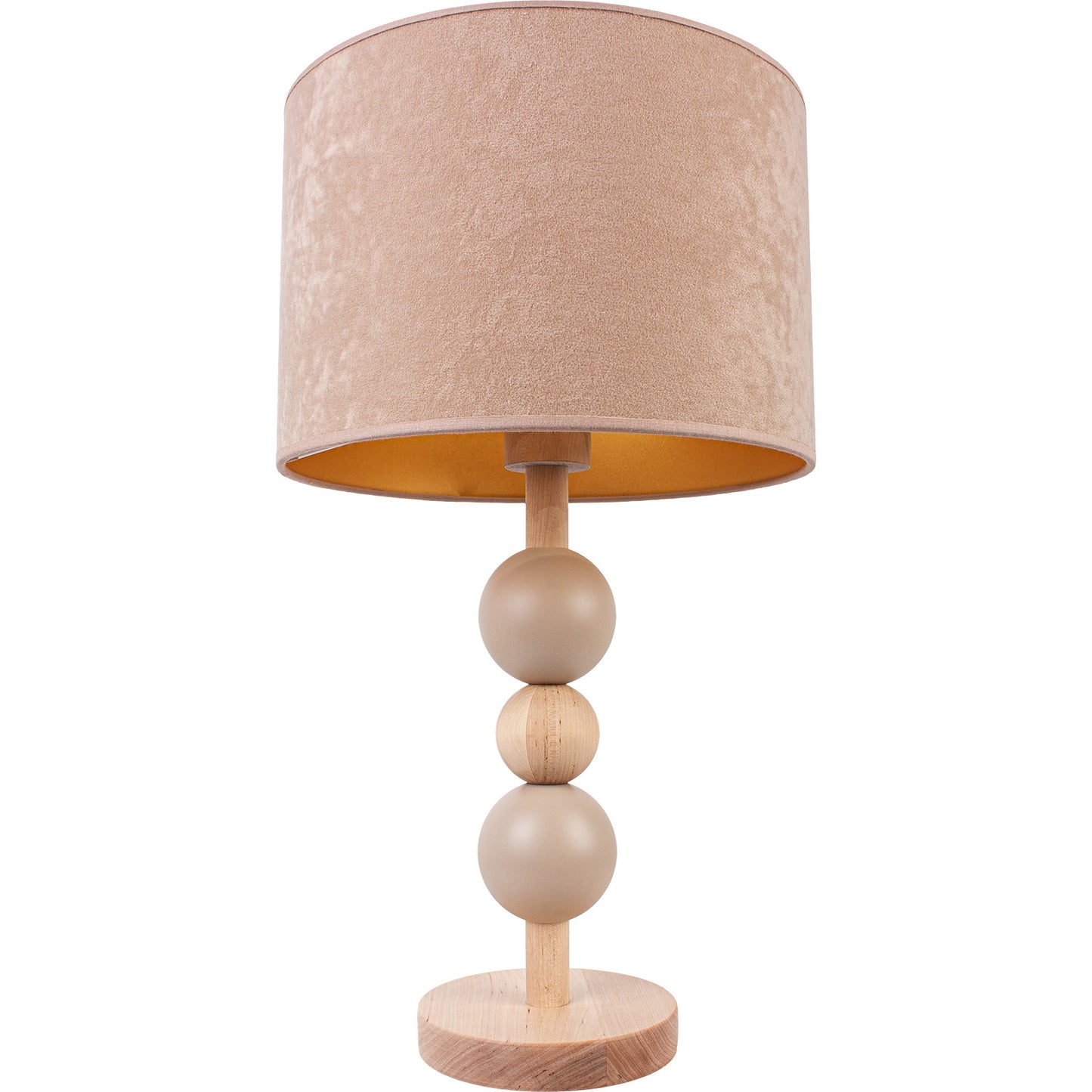 Bolla Beige Velvet Touch Table Lamp