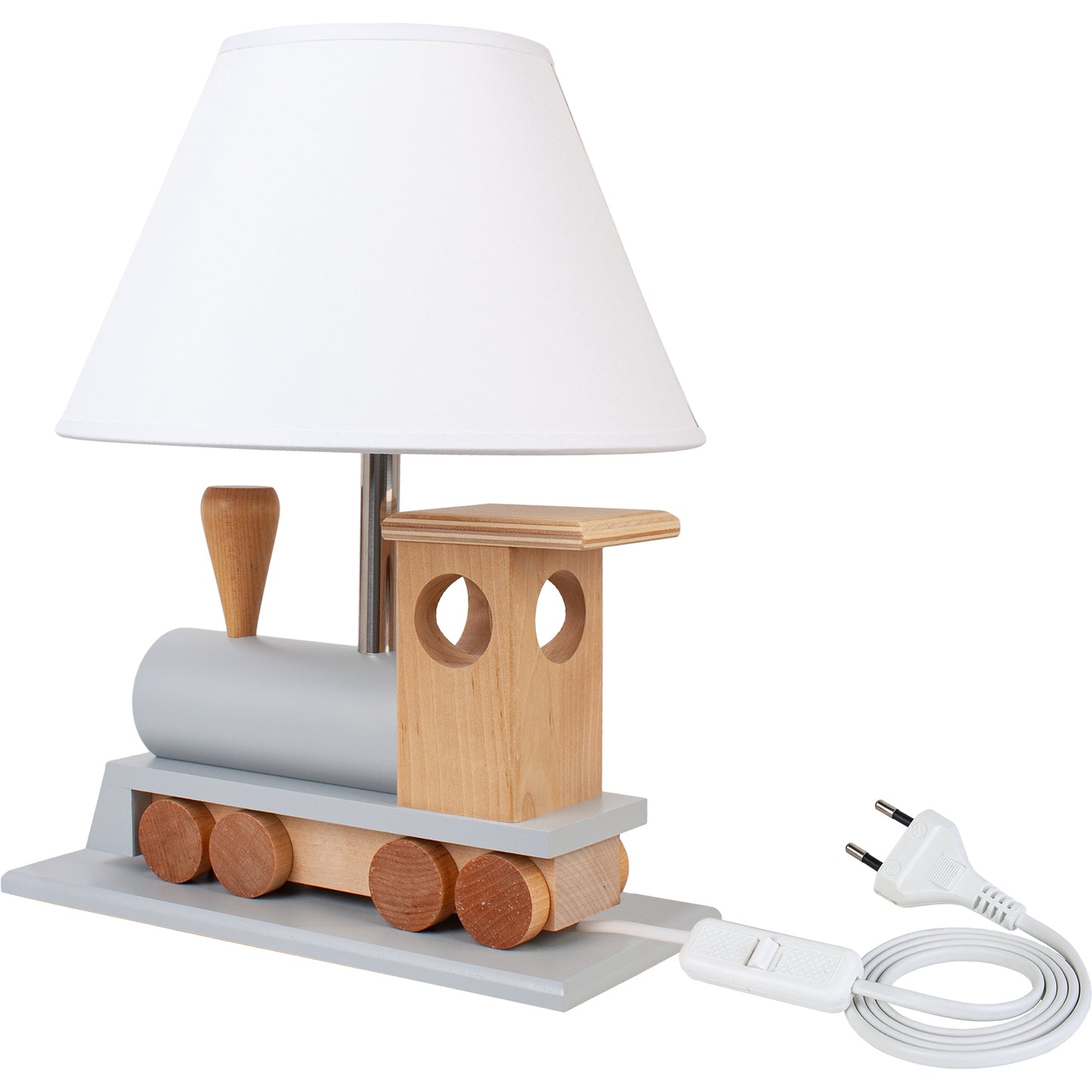 Grey Steam Express Table Lamp