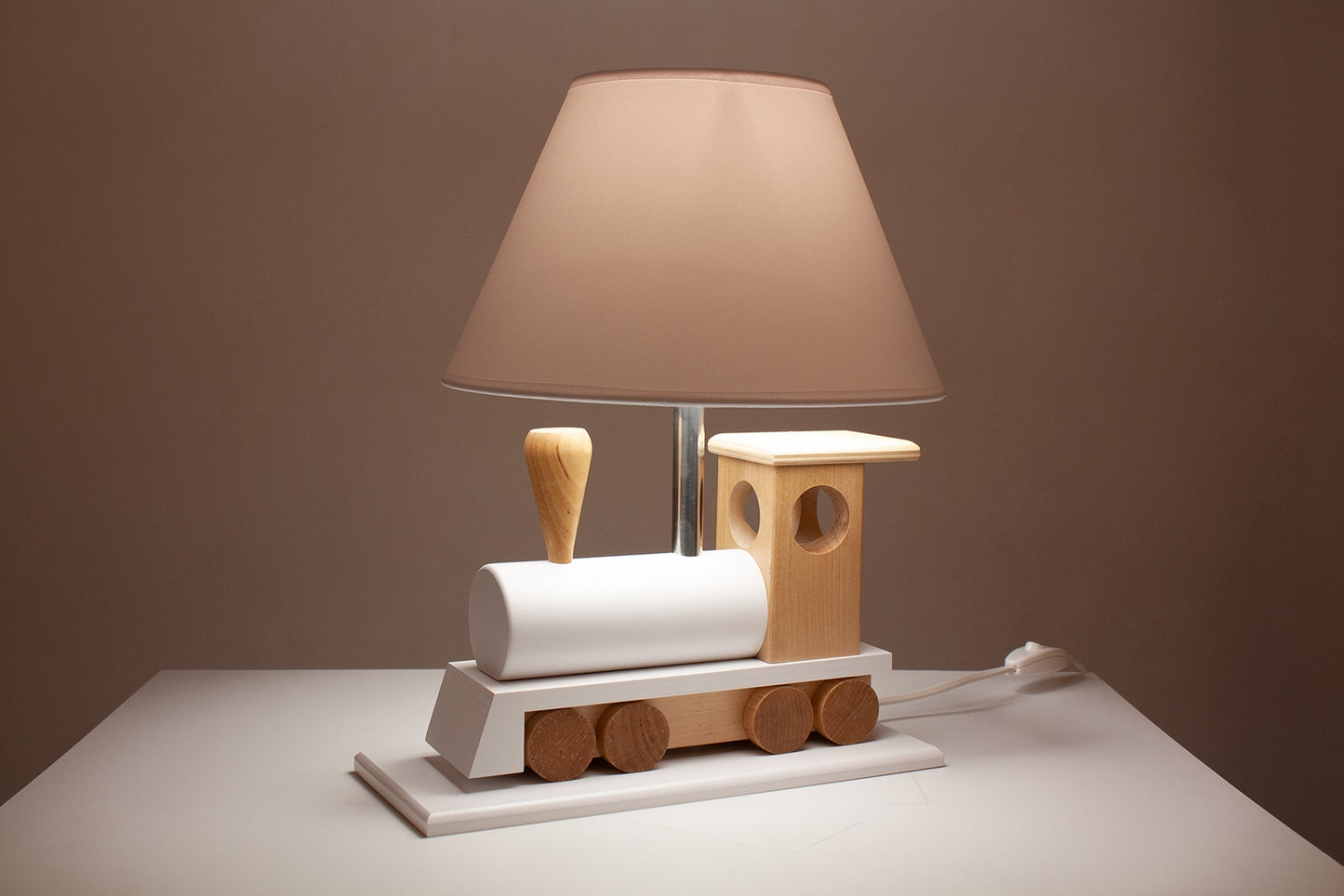 White Express Table Lamp