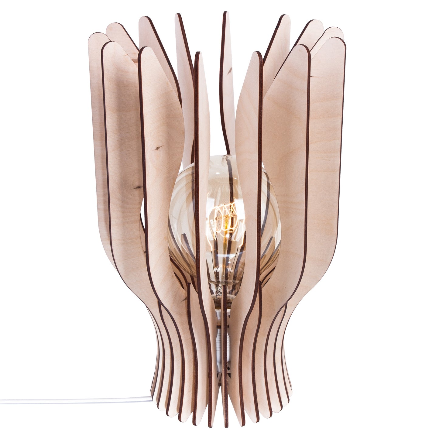 Gracili Wooden Bloom Table Lamp