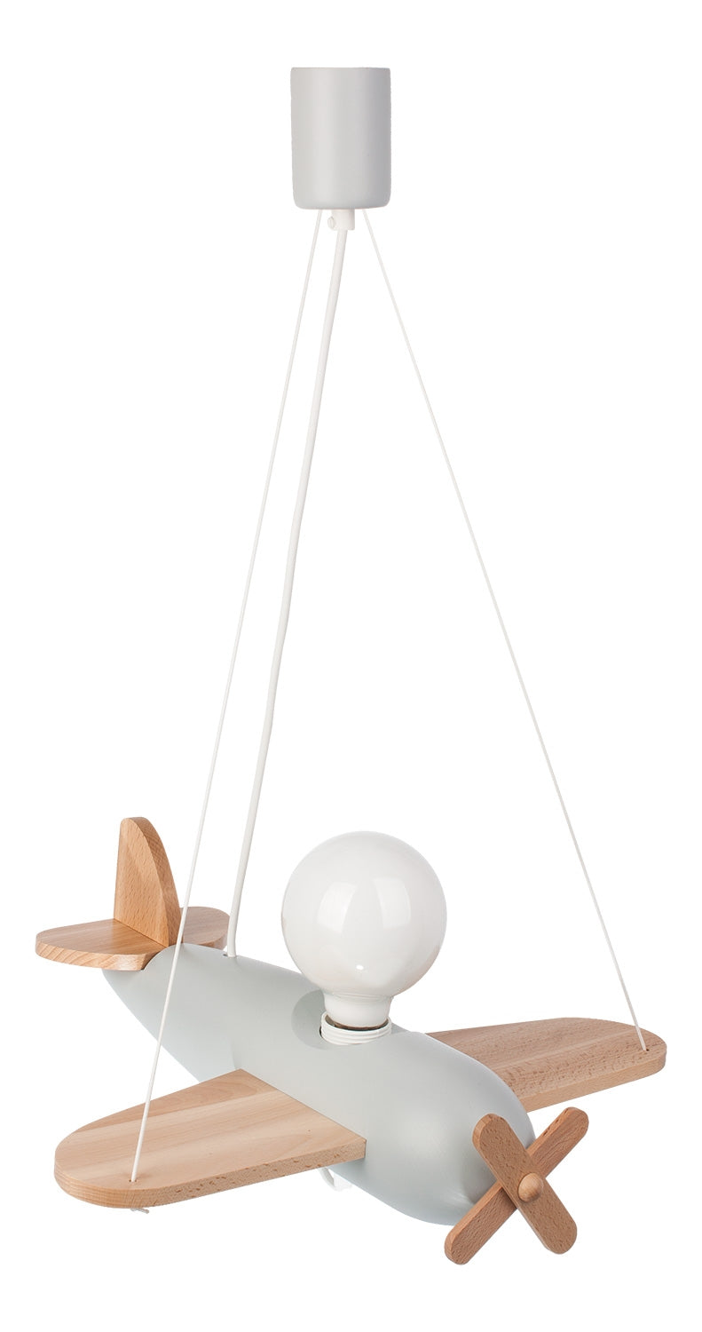 Clipper Sky Glider Pendant Light - Natural Grey