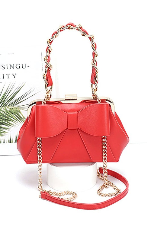 Chic Bow Charm Handbag