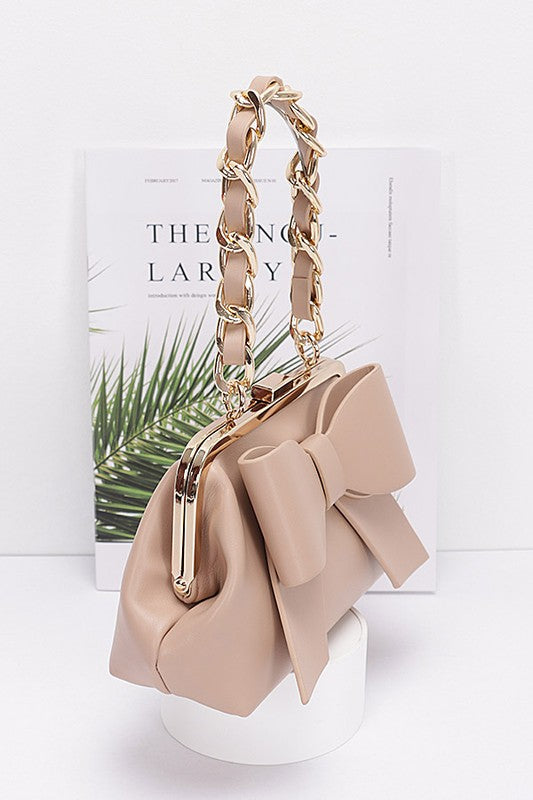 Chic Bow Charm Handbag