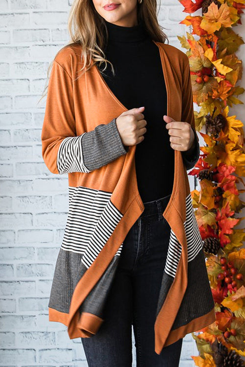 Autumn Glow Colorblock Cardigan