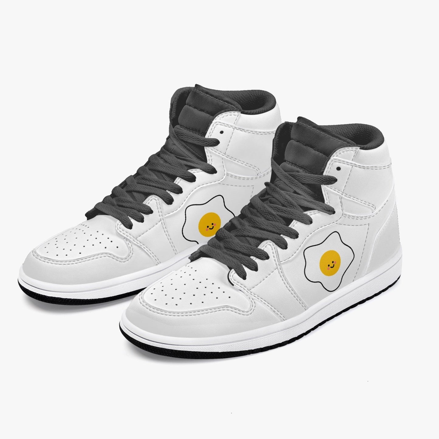 Jacki Easlick Luxury Egg High-Top Leather Sneakers