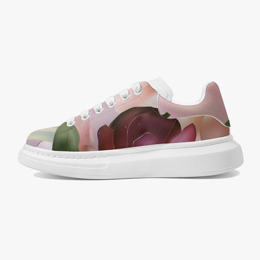 Jacki Easlick Floral Bloom Low-Top Leather Sneakers