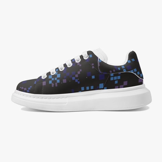 Jacki Easlick Architectural Print Leather Sneakers