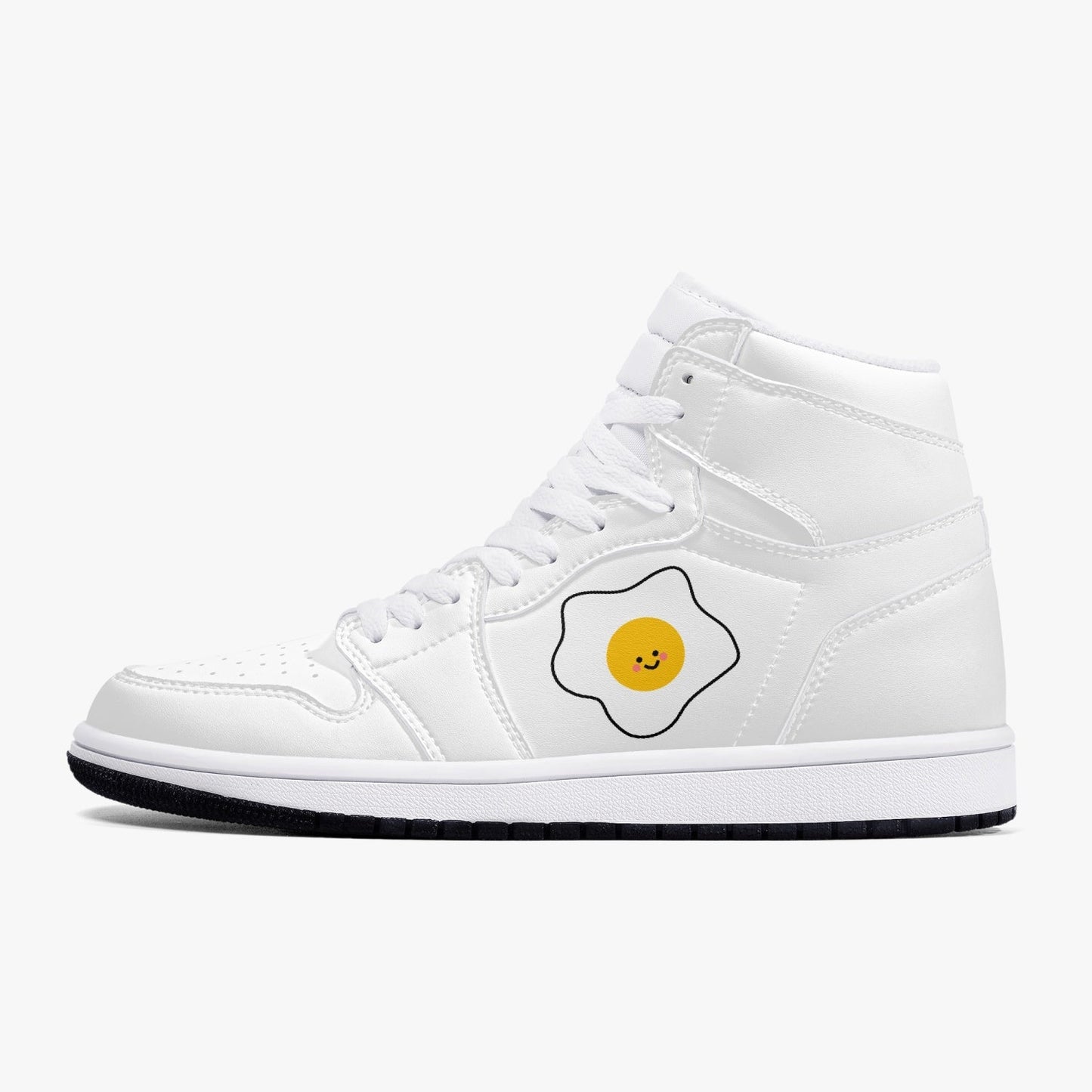 Jacki Easlick Luxury Egg High-Top Leather Sneakers