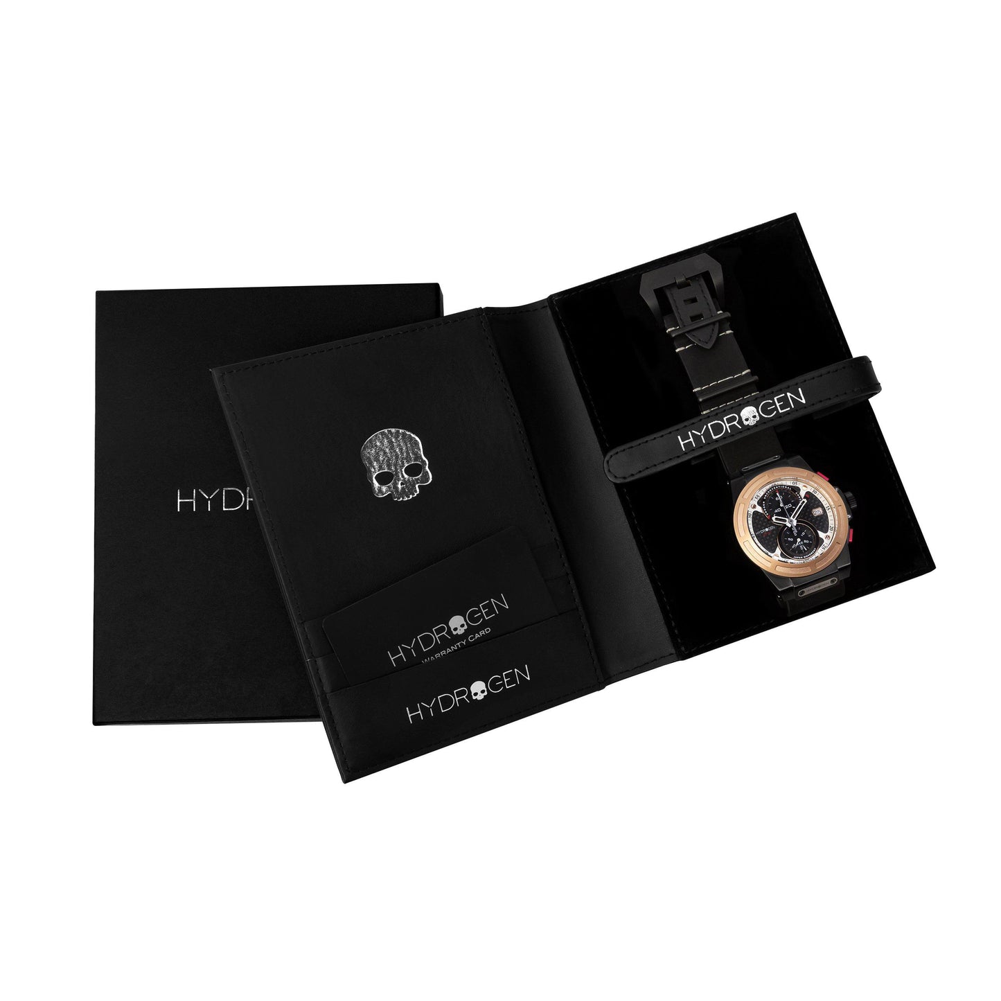 Otto Chrono Black Rose Gold Nato