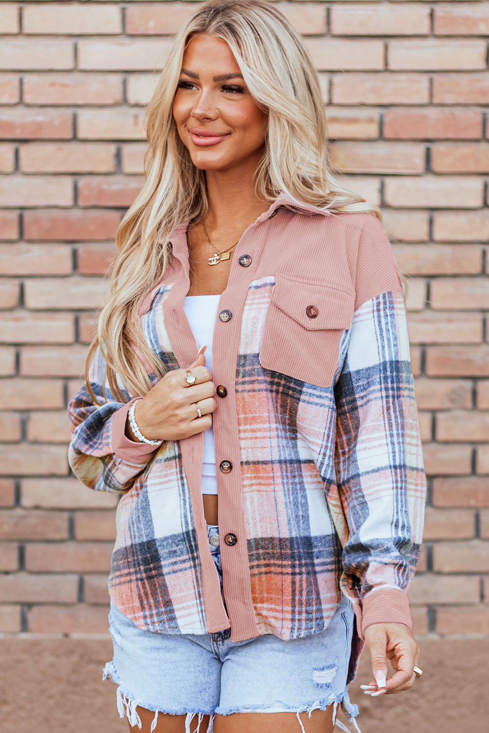 Rustic Charm Plaid Shacket