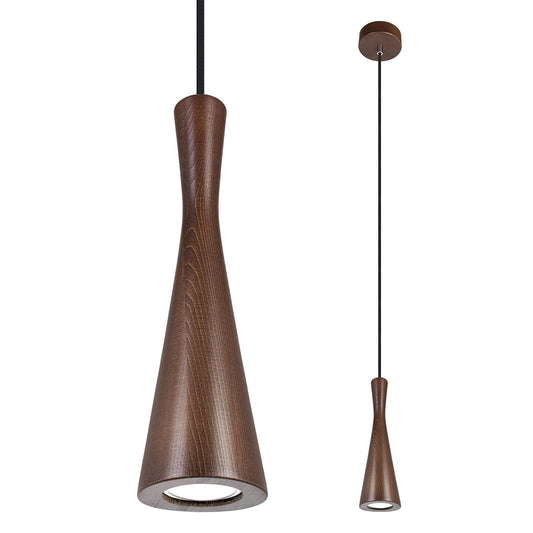 Walnut Elegance Pendant Lamp