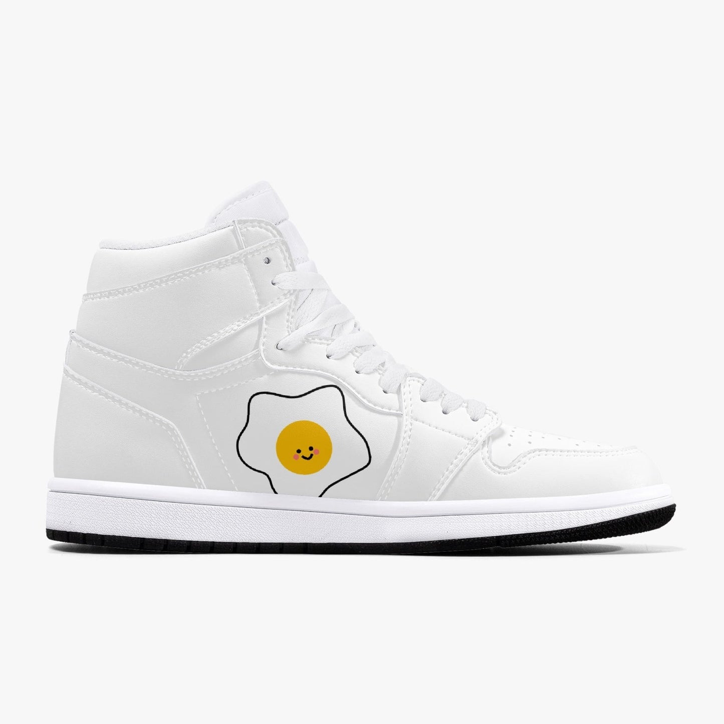 Jacki Easlick Luxury Egg High-Top Leather Sneakers