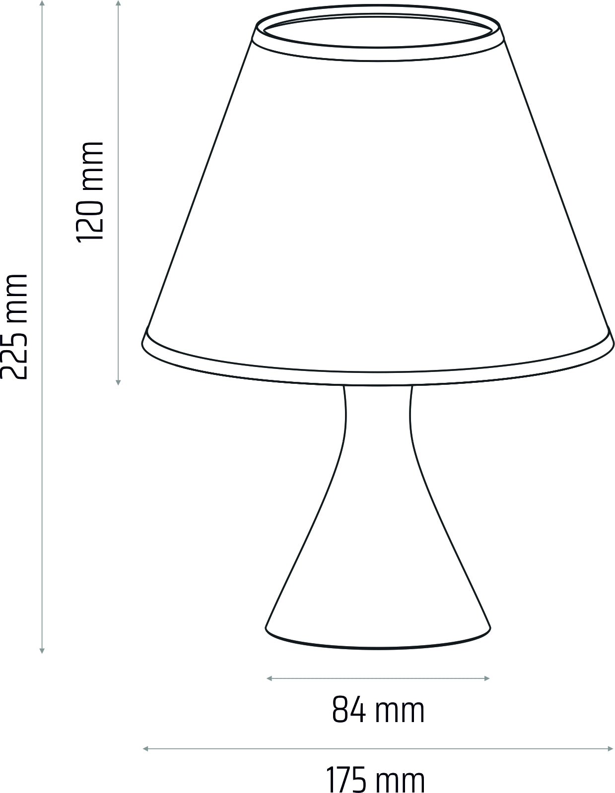 Bois Oak Harmony Table Lamp