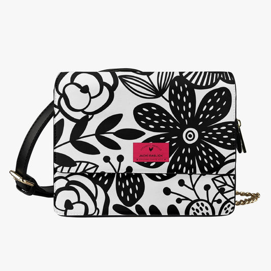 Jacki Easlick Happy Flowers Flap Handbag