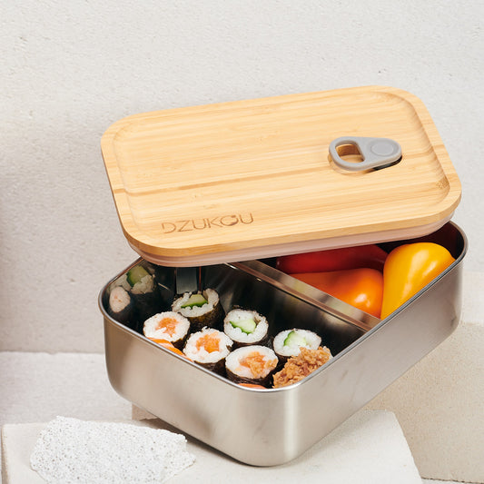 Jim Corbett - Bamboo and Stainless Steel Vacuum Bento Box 1200 ml