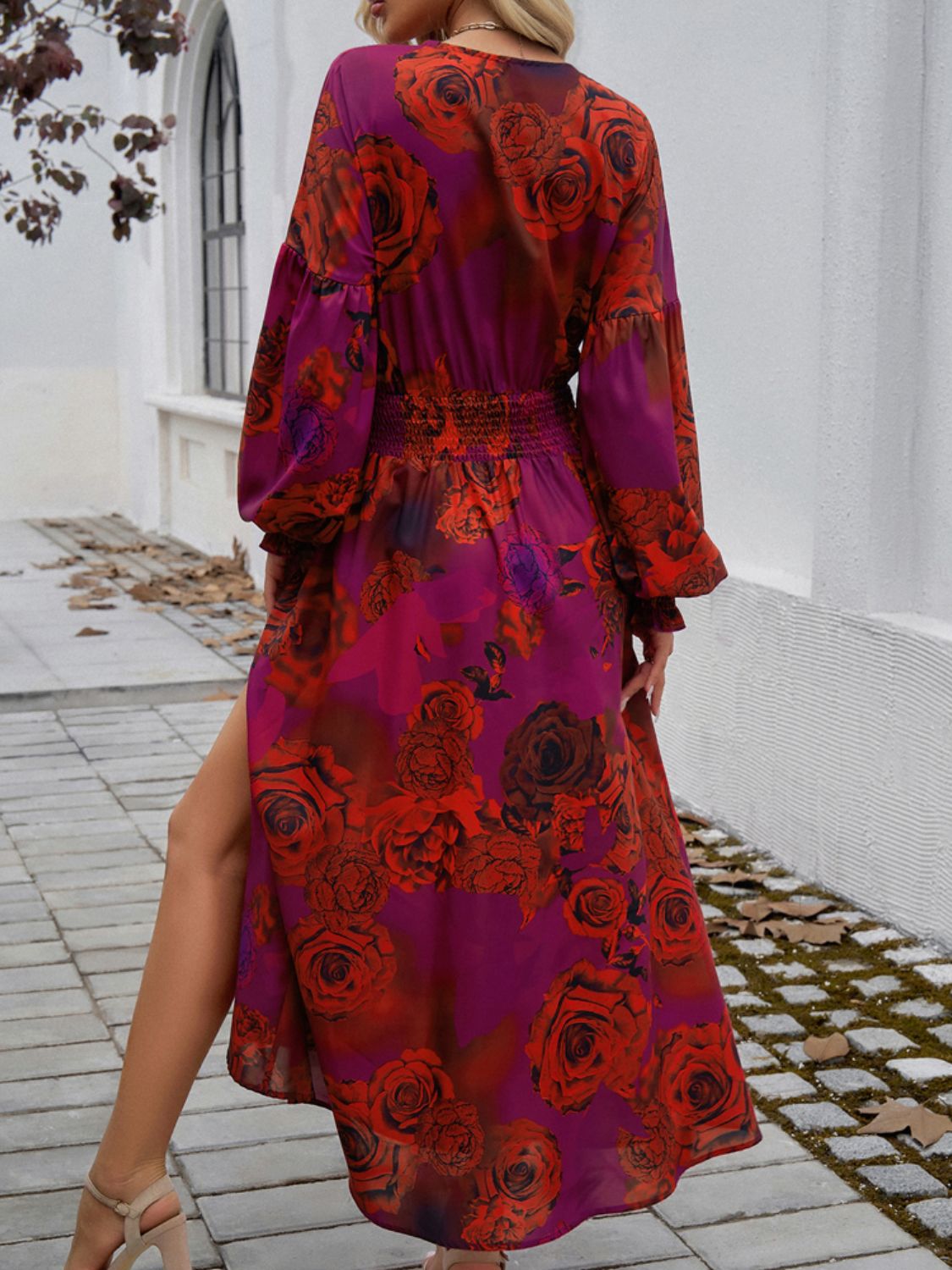 Blossom Wrap Midi Dress