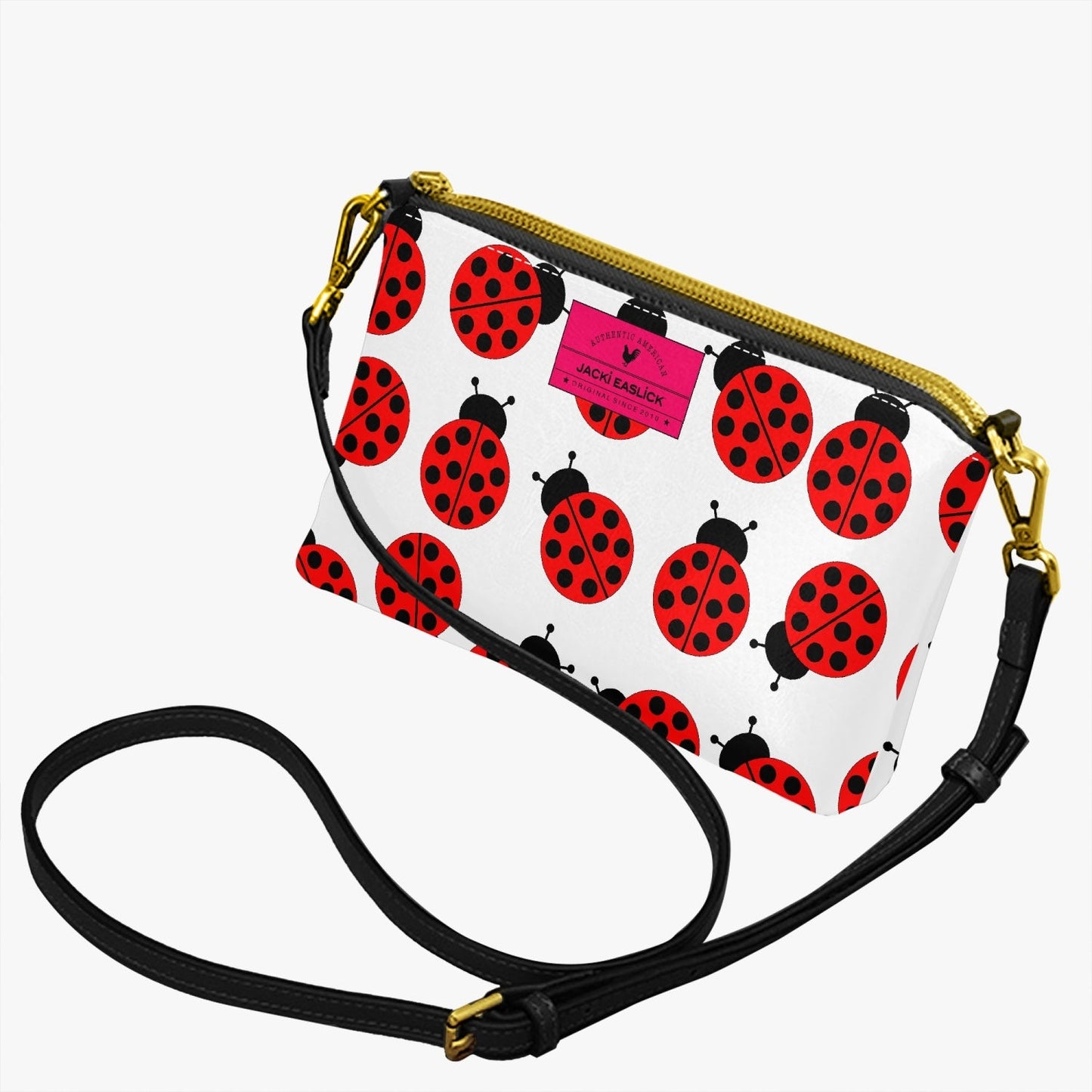 Jacki Easlick Ladybug Small Wristlet Clutch