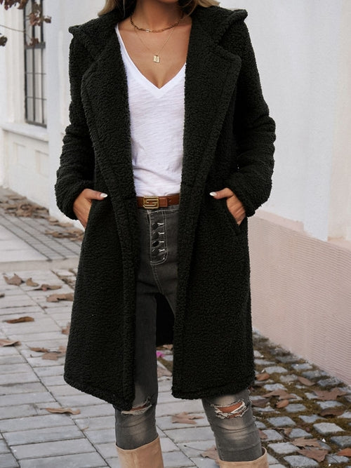 Blush Cozy Teddy Coat