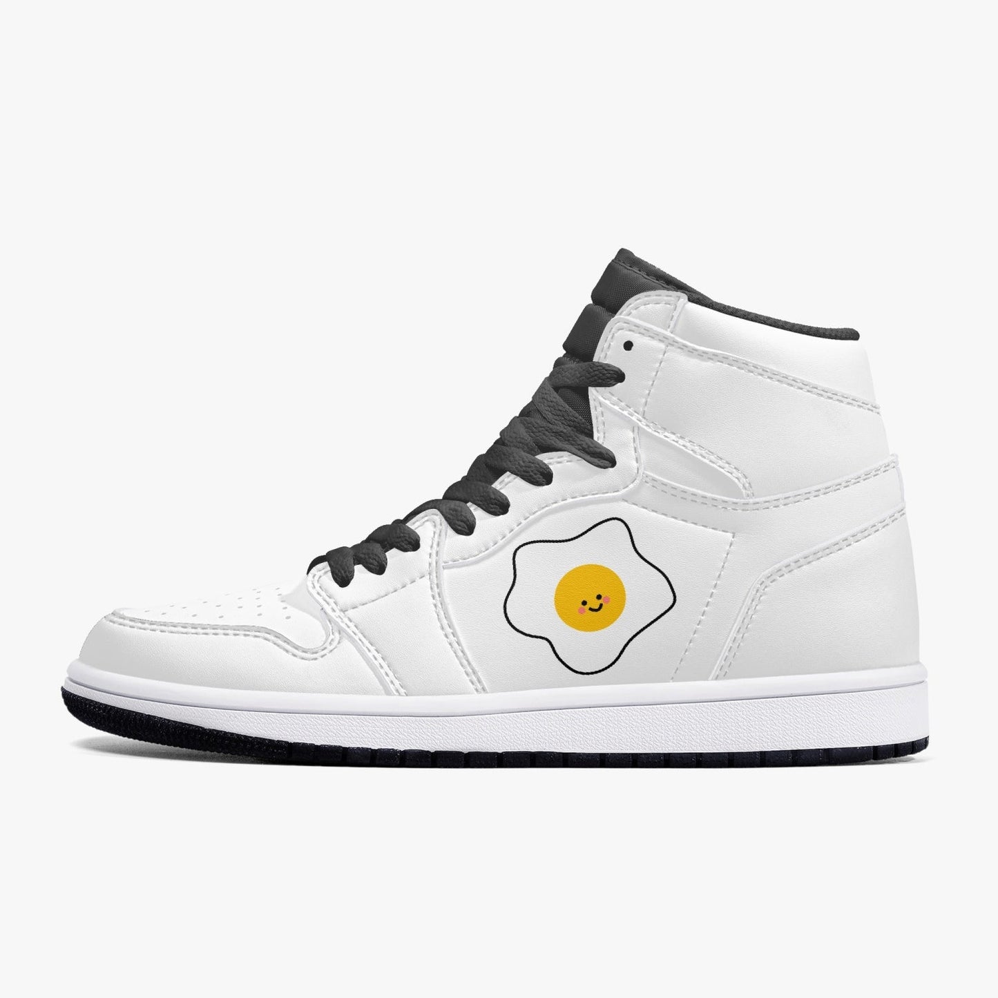 Jacki Easlick Luxury Egg High-Top Leather Sneakers