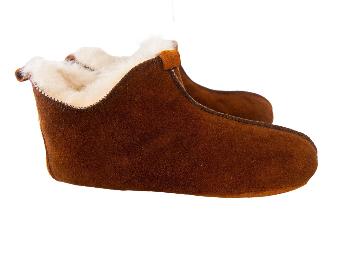 Brown Leather Slippers