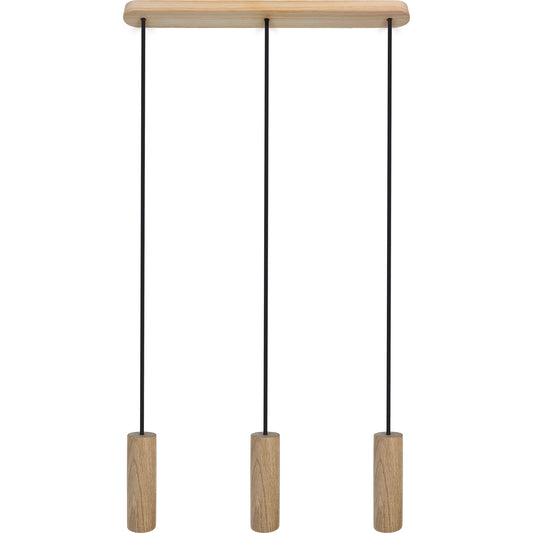 Oak Trio Pendant Light