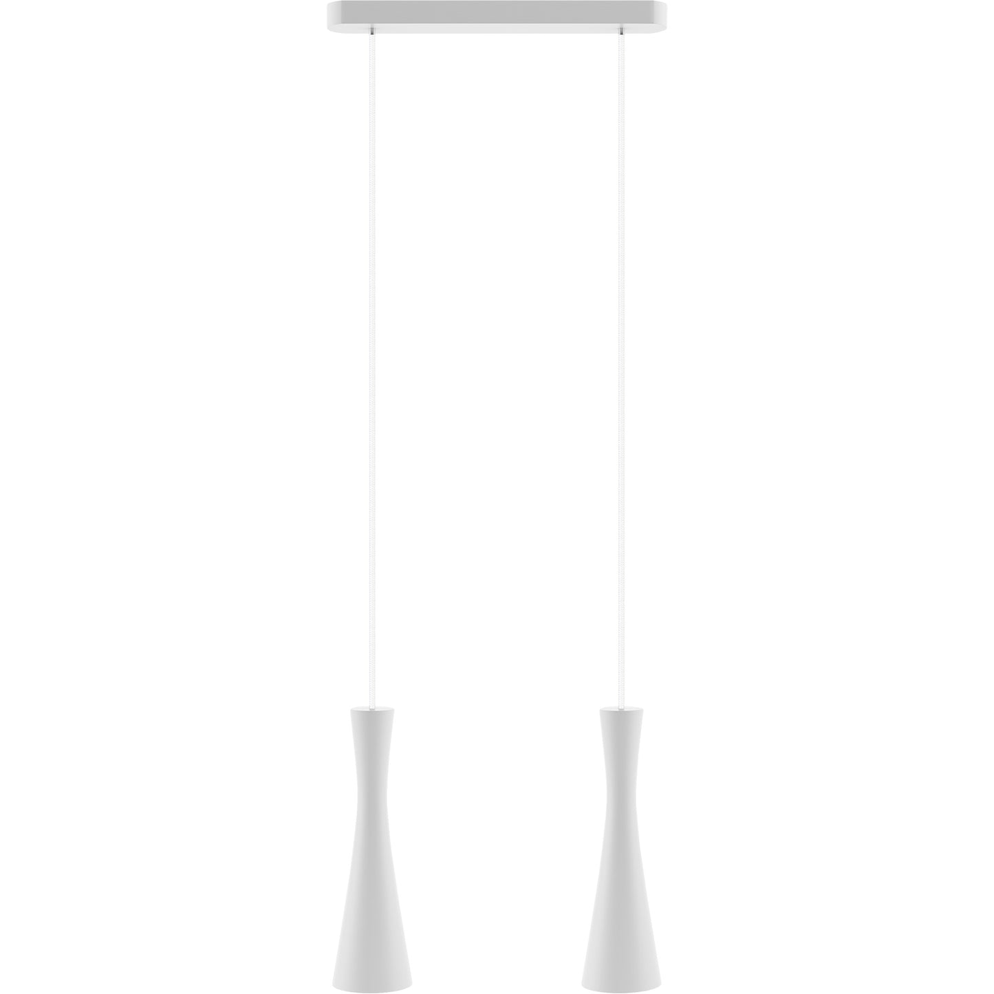 Frosted Duo Pendant Light